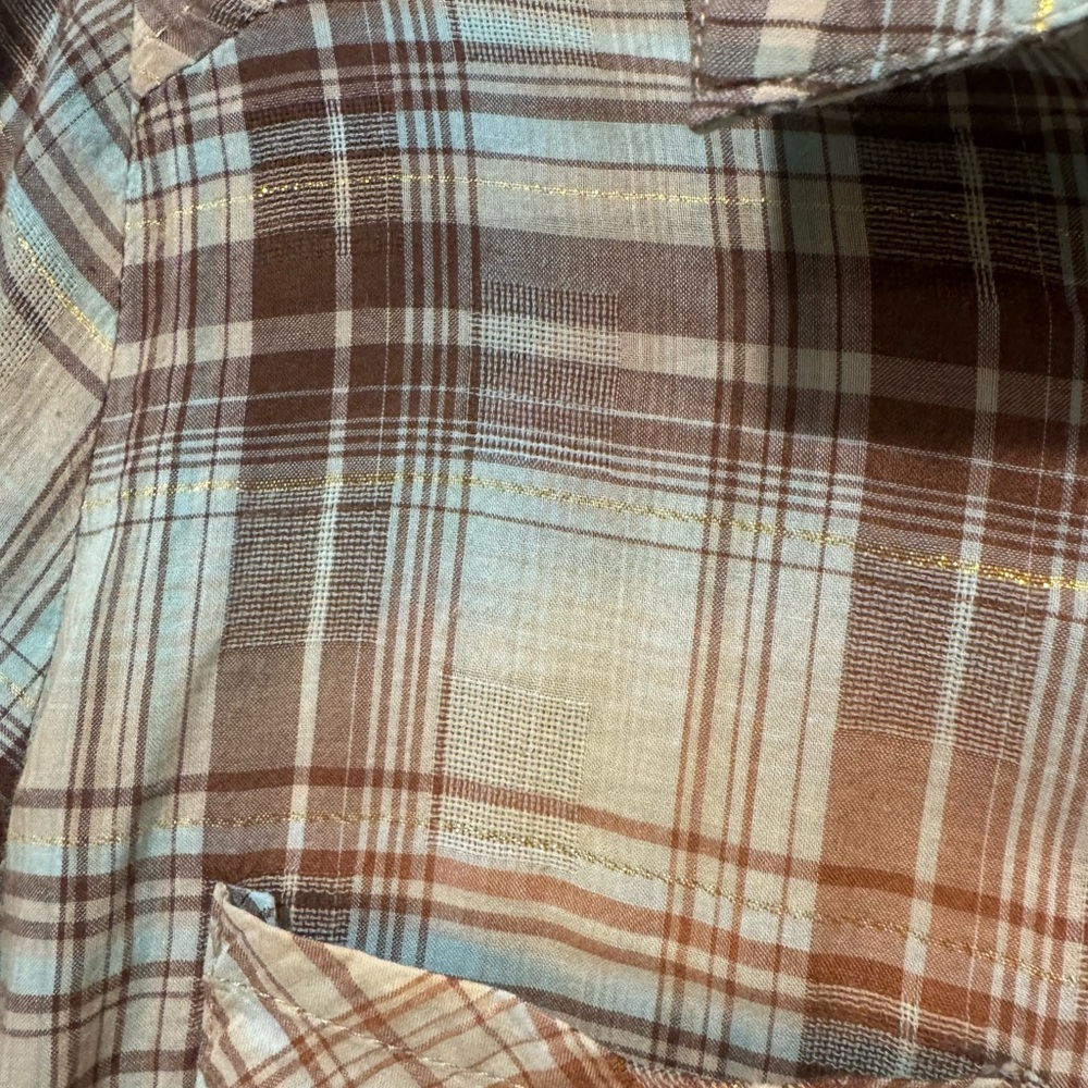 Floral Patchwork Button Down Shirt - image 5